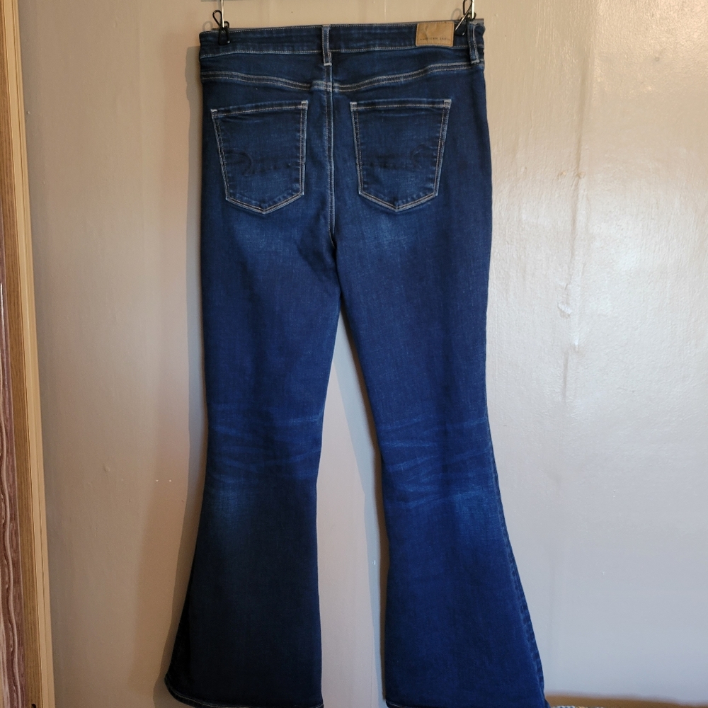 American eagle super high rise flare